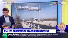 Île-de-France: les barrières de péage disparaissent sur l'A14, mais l'axe reste payant 