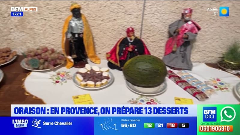 Oraison: en Provence, la tradition des 13 desserts