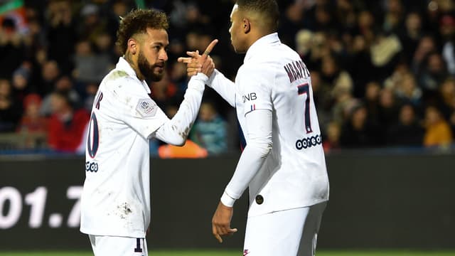 Neymar et Mbappé - PSG