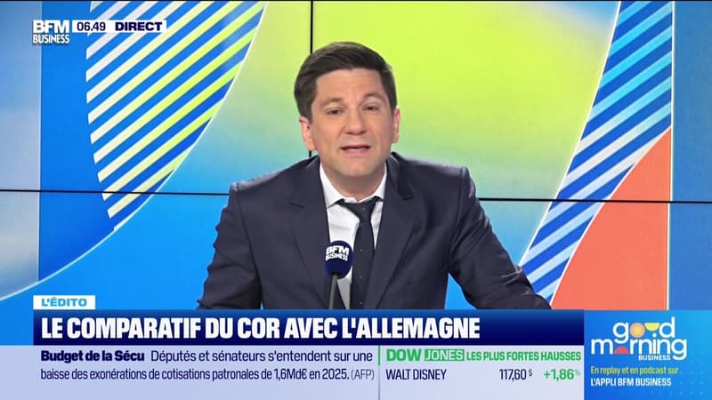 L'Edito de Raphaël Legendre : Le comparatif du COR avec l'Allemagne - 28/11