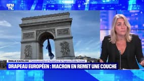 Drapeau européen: Macron en remet une couche - 14/01