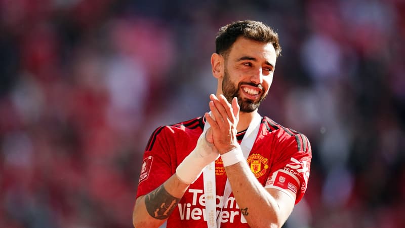 Le capitaine de Manchester United Bruno Fernandes