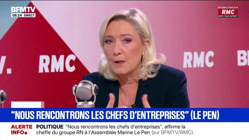 "Les Français ne sont plus d'accord avec la manière dont on dépense leur impôt", déclare Marine Le Pen