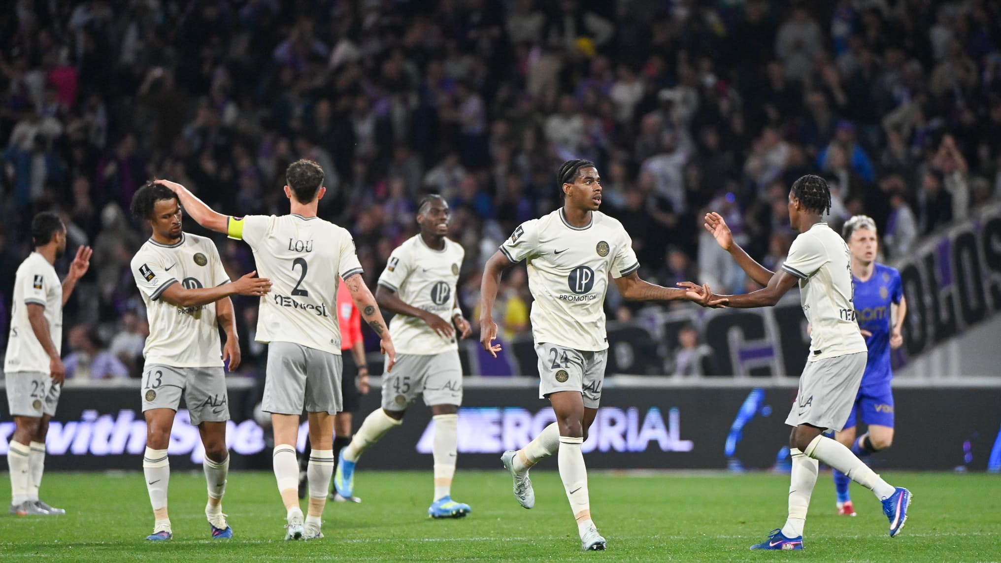 Action de jeu Toulouse vs Monaco