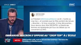 #Magnien, la chronique des réseaux sociaux : Emmanuel Macron s'oppose au "Crop Top" à l'école - 02/07