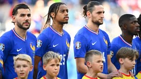 Hernandez, Barcola, Rabiot et Dembélé, à Dortmund le 25 juin 2024