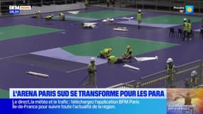 Jeux paralympiques: l'Arena Paris Sud en pleine mutation avant le début des épreuves