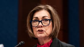 La gouverneure républicaine de l'État américain de l'Iowa, Kim Reynolds, à Washington le 5 février 2025