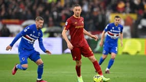 Nemanja Matic lors du match AS Rome-Samdoria (3-0), le 2 avril 2023