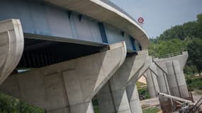 Un pont en construction - Image d’illustration
