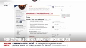"Homme de 53 ans cherche emploi alimentaire": un curé dépose son CV sur les réseaux sociaux pour alerter sur la baisse des donations des fidèles 