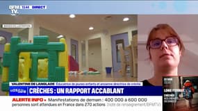 Crèches: "Les profils expérimentés ne sont pas intéressés par des postes payés au Smic", constate Valentine de Langlade, éducatrice de jeunes enfants