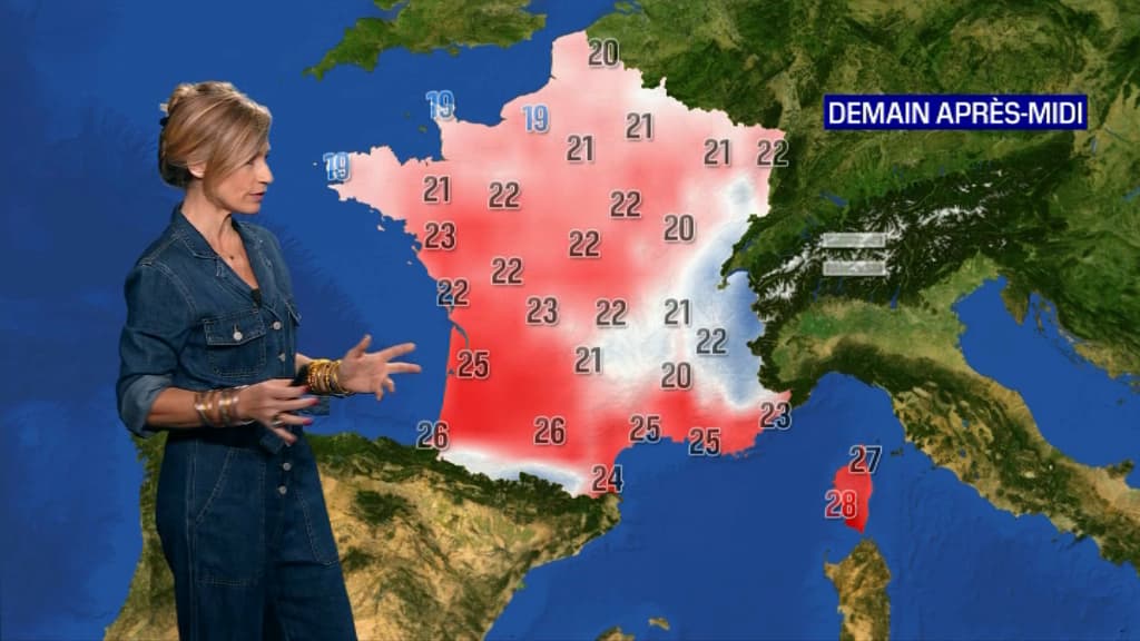 Les températures du samedi 22 octobre 2022 après-midi