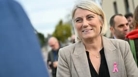 La ministre de la Santé française Stéphanie Rist, le 30 octobre 2025 à Carentan (France). (Photo d'illustration)