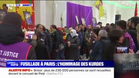 L'hommage de la communauté kurde aux 3 victimes de l'attaque de la rue d'Enghien