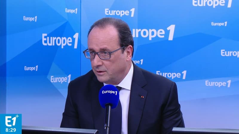 François Hollande sur Europe 1, le 17 mai 2016.