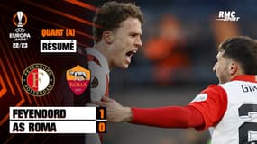 Résumé : Feyenoord 1-0 AS Roma - Ligue Europa (quart aller)