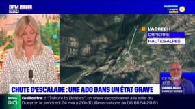 Hautes-Alpes: une adolescente transportée dans un état grave après une chute d'escalade à Orpierre