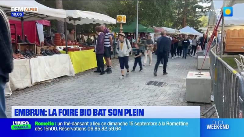 Embrun: la 24e foire bio Génépi bat son plein