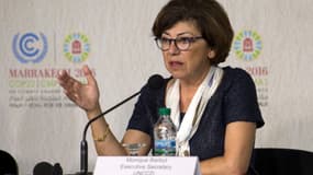 Monique Barbut lors de la conférence mondiale sur les changements climatiques à Marrakech, le 14 novembre 2016. 