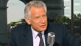 Dominique de Villepin, invité de Bourdin Direct sur RMC.