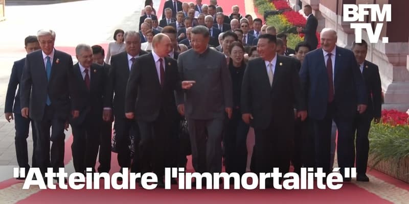 "Rajeunir sans cesse": le drôle d'échange entre Vladimir Poutine et Xi Jinping sur l'immortalité