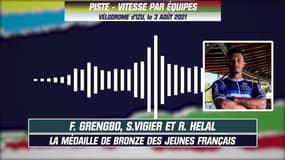 JO 2021(Piste) : Superbe médaille de bronze des jeunes pistards français (avec les commentaires de RMC)