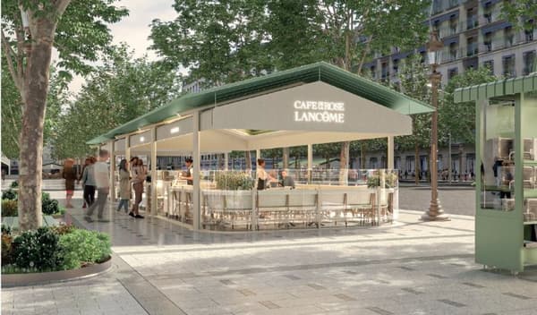 La terrasse du Café de la Rose par Lancôme