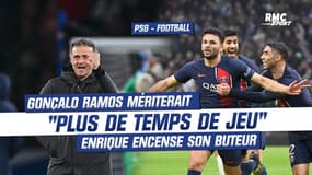 PSG : Gonçalo Ramos mériterait "plus de temps de jeu" Enrique encense son buteur