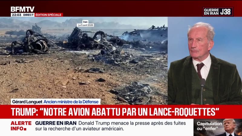 Pilote américain sauvé en Iran: "Il faudrait décortiquer l'origine de la destruction" de l'avion, explique Gérard Longuet, ancien ministre de la Défense