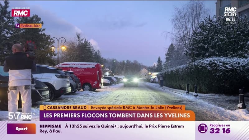 Les premiers flocons tombent dans les Yvelines