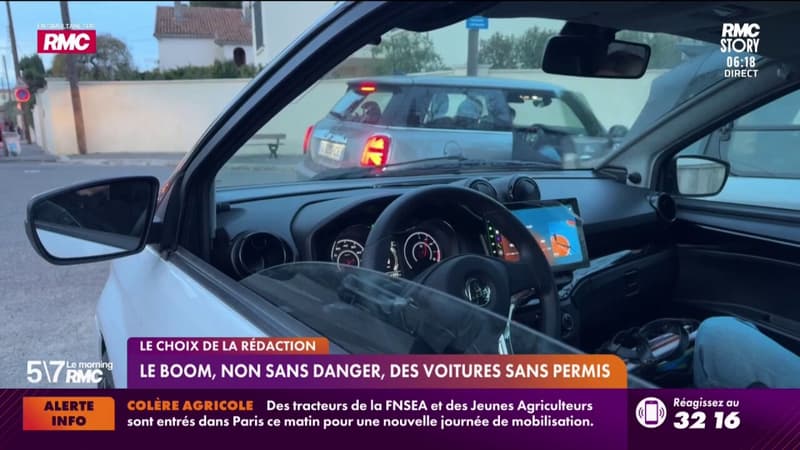 Le boom, non sans danger, des voitures sans permis