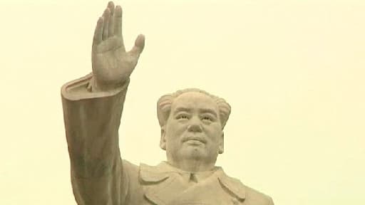Statue de Mao Zedong à Kashgar, en Chine.