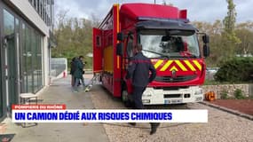 Rhône: les sapeurs-pompiers dotés d'un camion dédié aux risques chimiques
