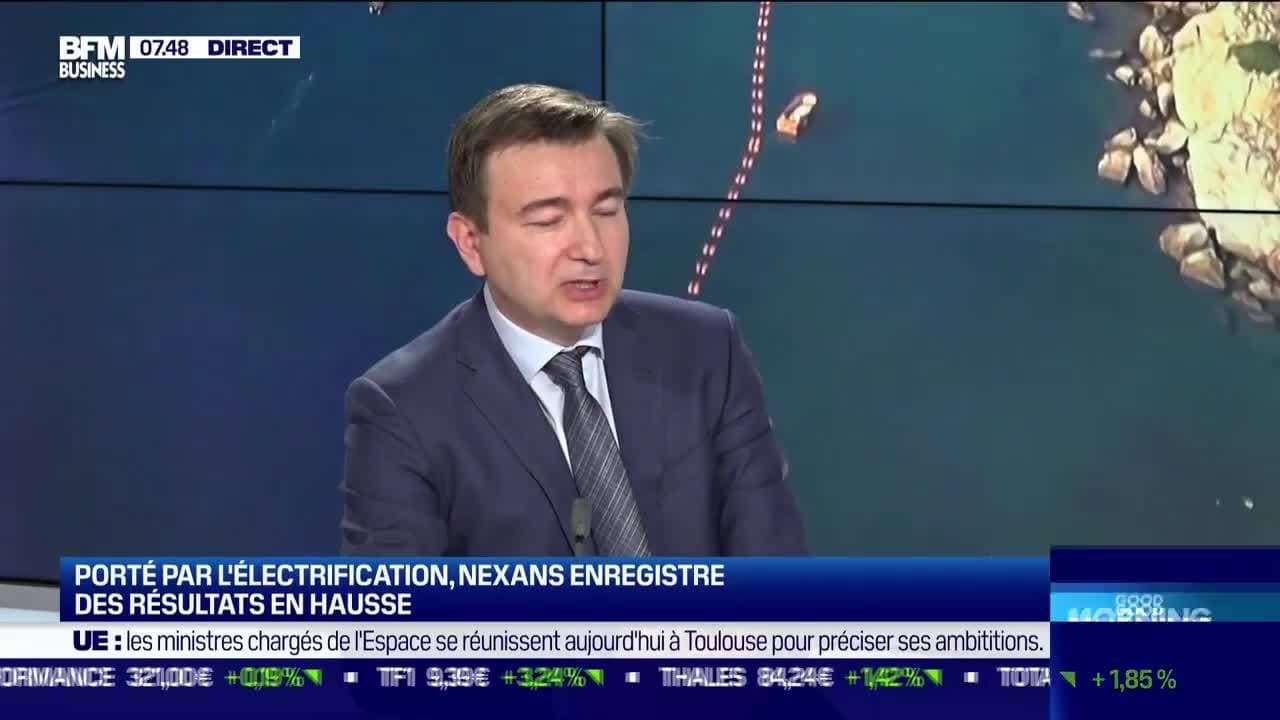 Christopher Guérin (Nexans) Porté par l'électrification, Nexans