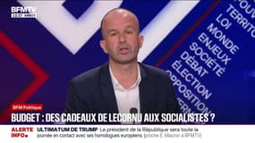 Budget: "Il nous prend pour des imbéciles car ces mesures se feront sur le dos des Français", répond Manuel Bompard (LFI) à Olivier Faure (PS)