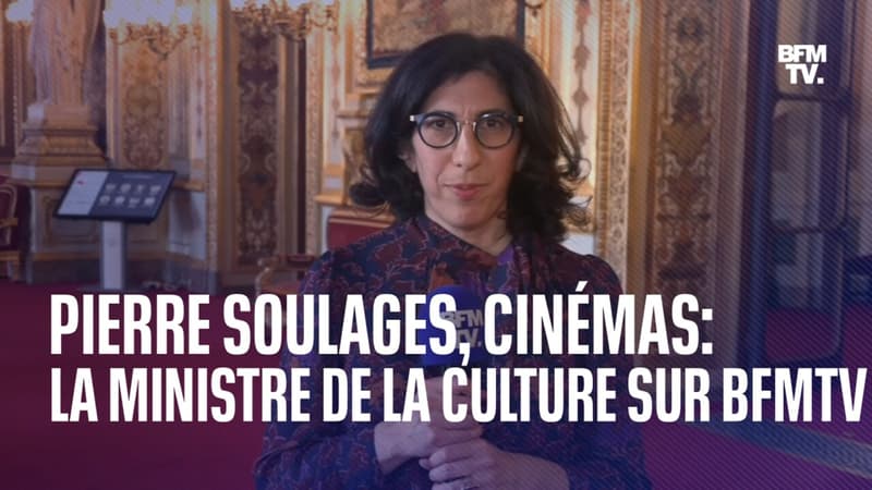 Mort de Pierre Soulages, cinémas: l'interview de la ministre de la Culture sur BFMTV en intégralité