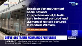 Grève du 23 mars: les trains normands fortement perturbés