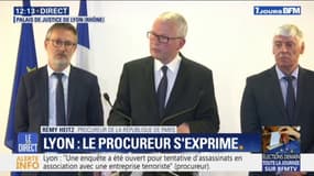 Explosion à Lyon: le procureur de la République de Paris assure que l'acte "n'a donné lieu à aucune revendication" pour le moment