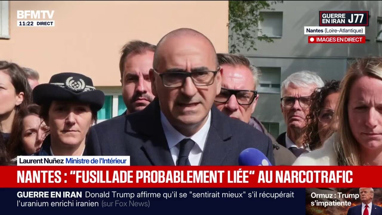 Fusillade à Nantes: « Cet évènement ne fait que renforcer la détermination pour continuer cette lutte intraitable contre le narcotrafic », déclare Laurent Nuñez, ministre de l&rsquo;Intérieur