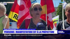 Marseille: les retraités manifestent pour la revalorisation de leurs pensions