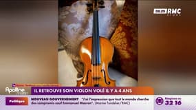 Un violon volé réapparaît miraculeusement après quatre ans