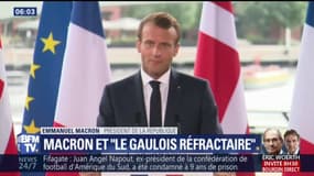 La phrase de Macron sur les "Gaulois réfractaires" fait polémique