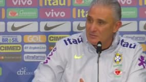 Tite en conférence de presse