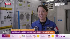 Sophie Adenot très heureuse avant son voyage spatial