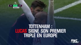 Tottenham : Lucas signe son premier triplé en Europe