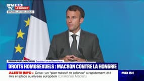 Loi homophobe en Hongrie: Emmanuel Macron "soutient pleinement la procédure juridique enclenchée par la Commission européenne"