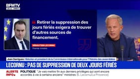 Pas de suppression de deux jours fériés: "Il fallait enlever cette épine du pied au gouvernement de Sébastien Lecornu", explique Jean Garrigues, historien