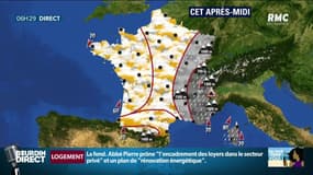 Météo: 10 départements toujours en vigilance orange