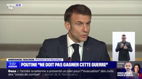 Emmanuel Macron: "La Russie ne peut, ni ne doit, gagner cette guerre en Ukraine. Nous sommes en train d'assurer notre sécurité collective"